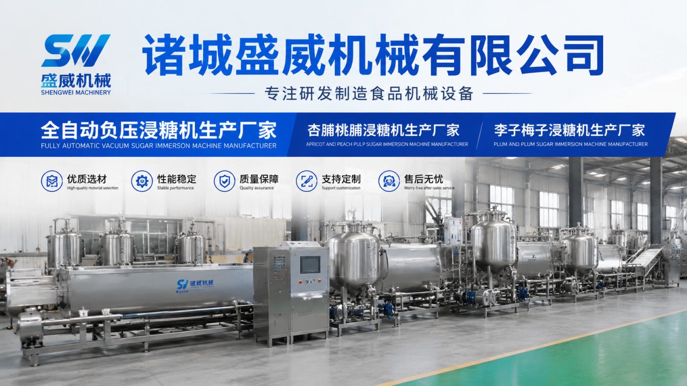 恩施土家族苗族自治州为果脯加工提供负压浸糖方案
